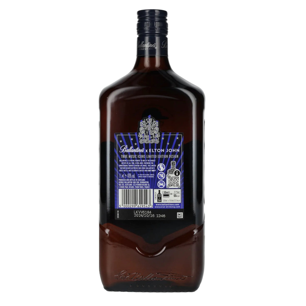 Ballantine's FINEST Blended Scotch Whisky ELTON JOHN Limited Edition 40% Vol. 1l