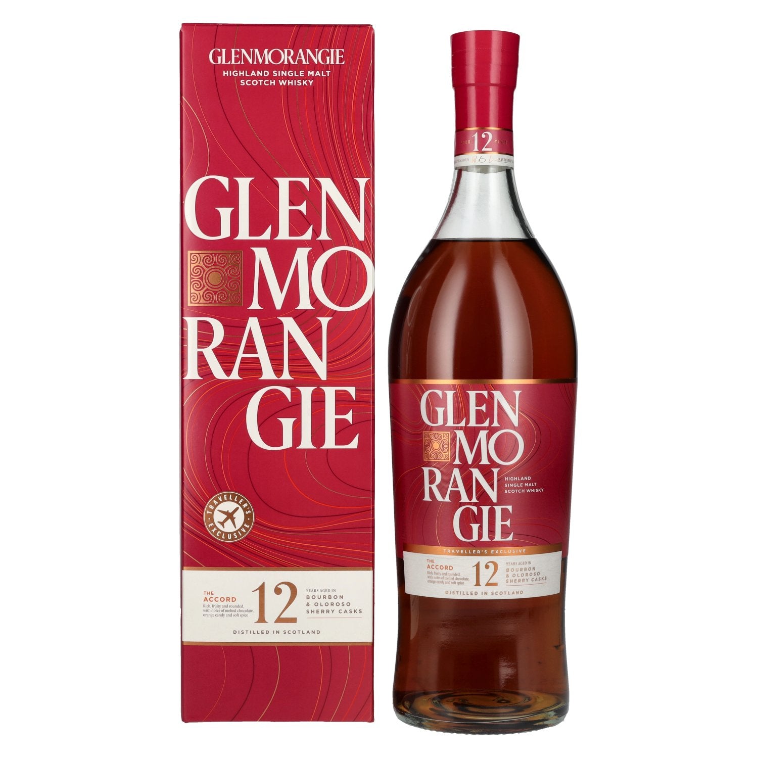 Glenmorangie The ACCORD 12 Years Old Bourbon &amp; Sherry Cask 43% Vol. 1l in gift box