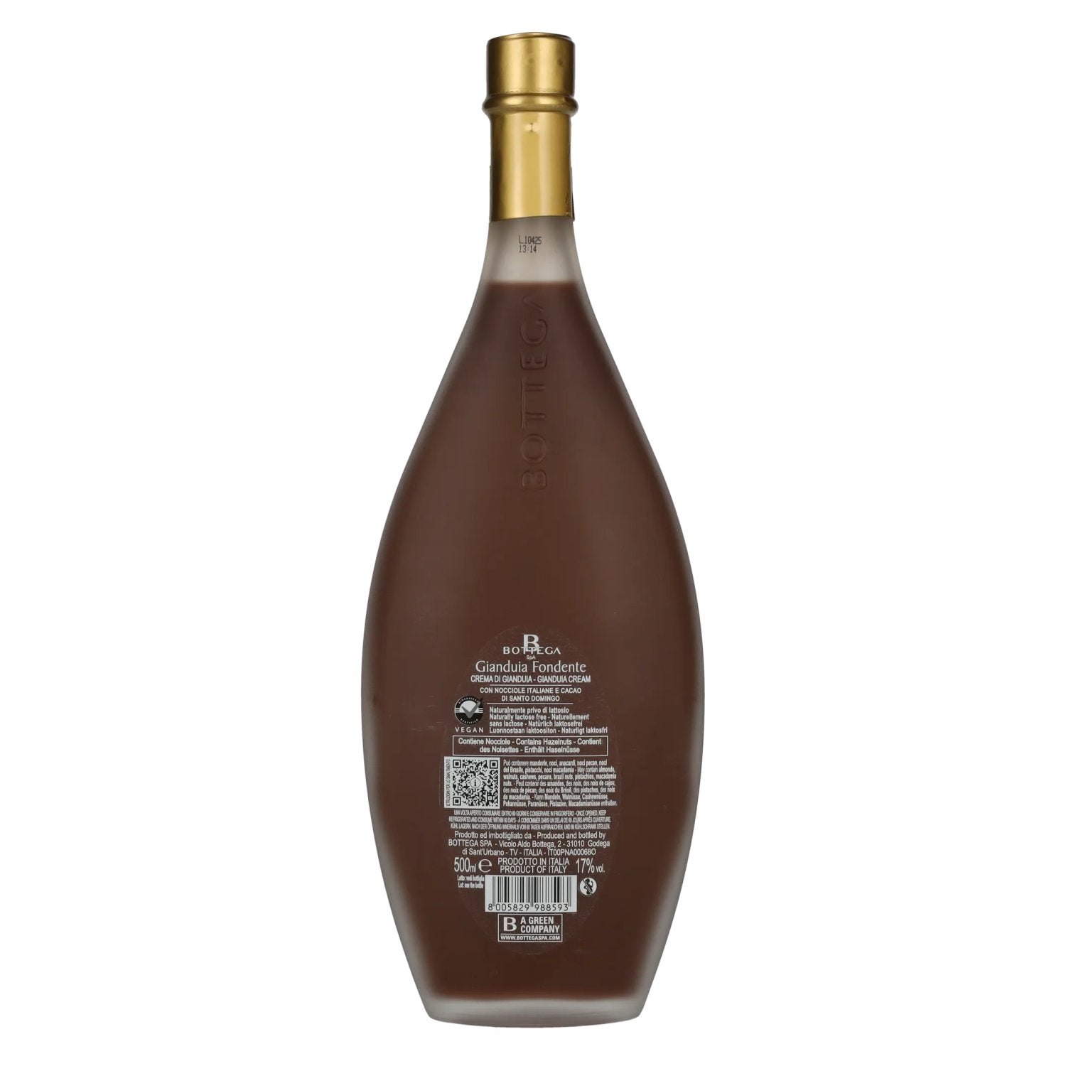 Bottega Crema di CIOCCOLATO GIANDUIA FONDENTE Liqueur de crème 17% vol. 0,5l