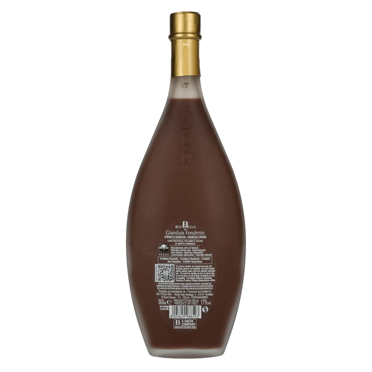 Bottega Crema di CIOCCOLATO GIANDUIA FONDENTE Liqueur de crème 17% vol. 0,5l