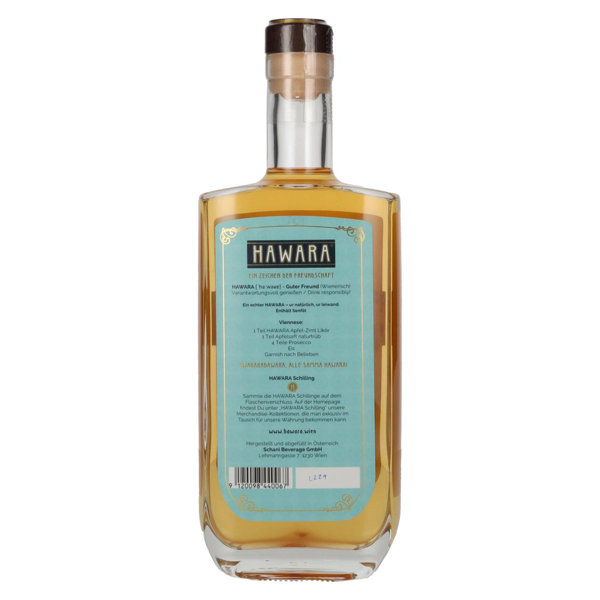 HAWARA Apfel-Zimt-Likör 23% Vol. 0,7l