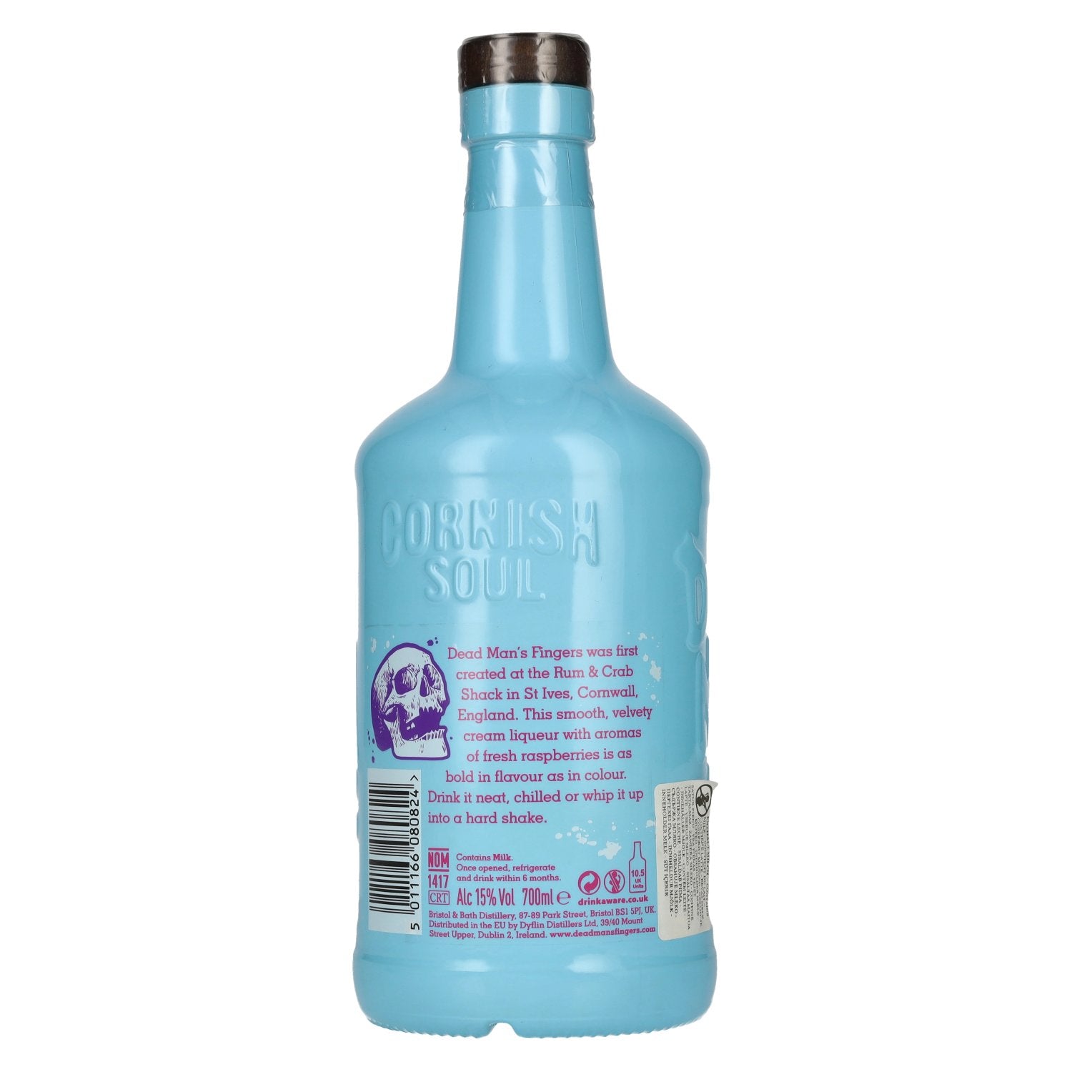 Dead Man's Fingers Blue Raspberry Tequila Cream Liqueur 15% vol. 0,7l