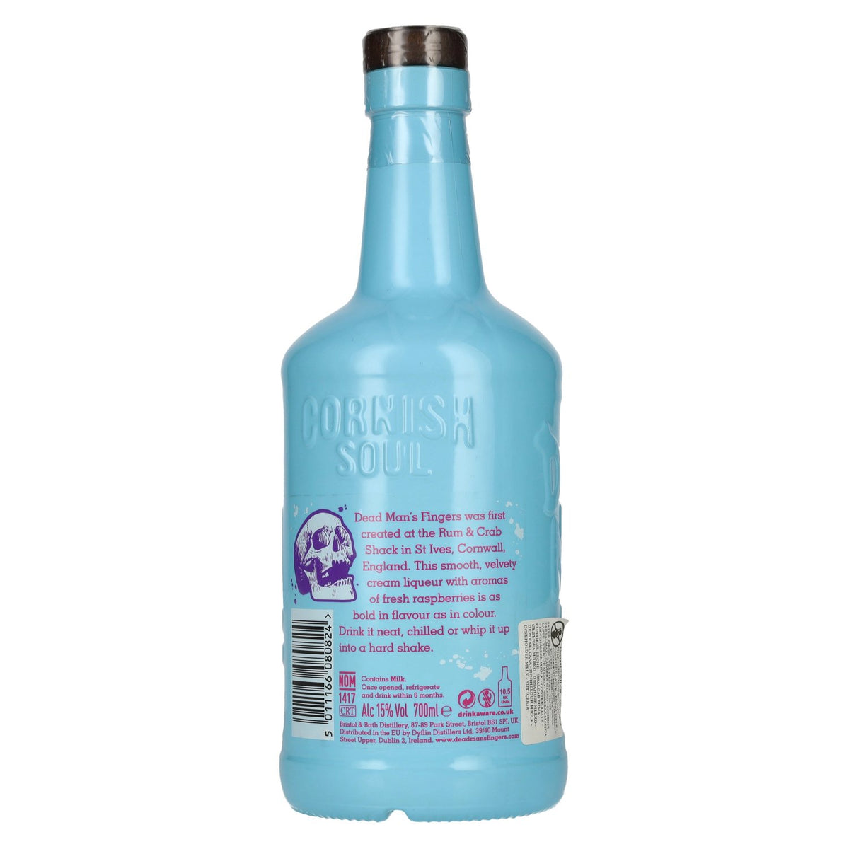 Dead Man's Fingers Blue Raspberry Tequila Cream Liqueur 15% vol. 0,7l