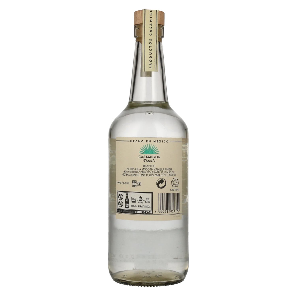 Casamigos Tequila Blanco 100% Agave Azul 40% Vol. 0,7l