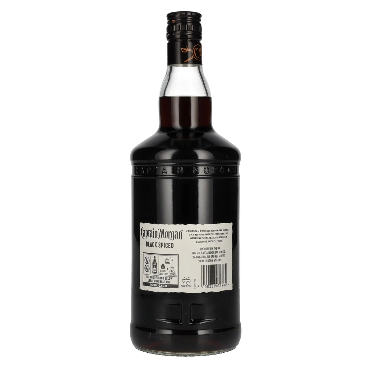 Captain Morgan Black Spiced Premium Spirit Drink 40% Vol. 1l