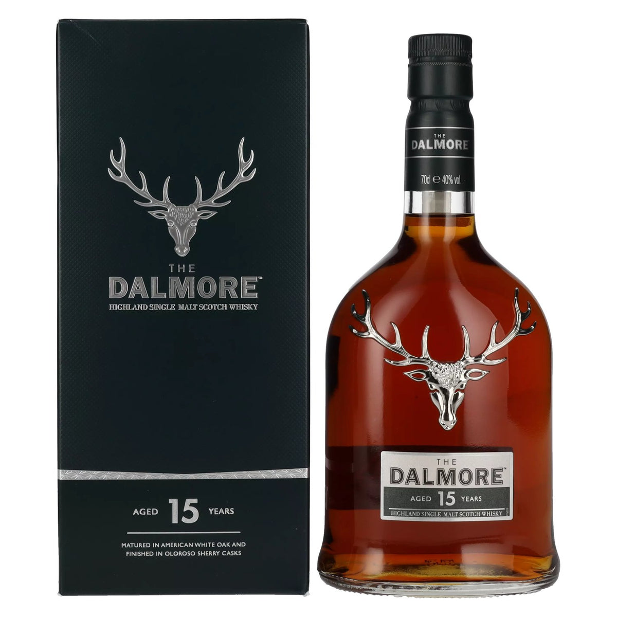 The Dalmore 15 Years Old Highland Single Malt Scotch Whisky 40% Vol. 0,7l in gift box