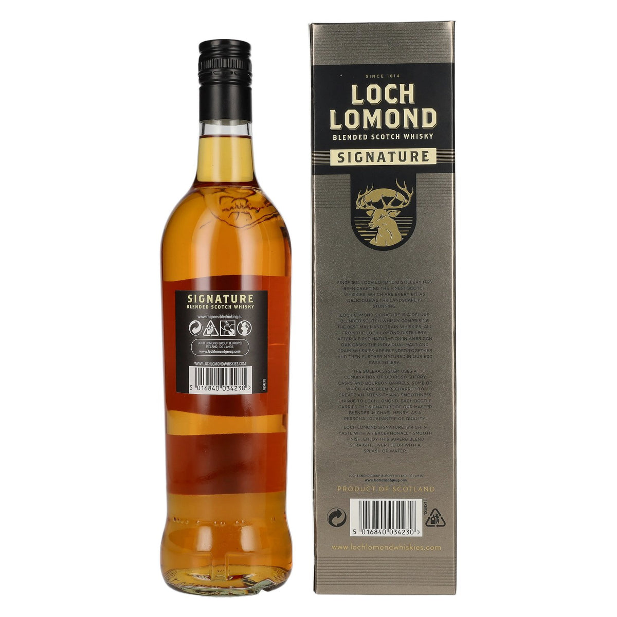 Loch Lomond SIGNATURE Blended Scotch Whisky 40% Vol. 0,7l in Geschenkbox