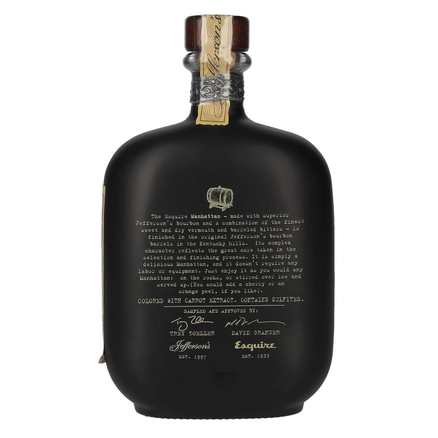 Jefferson's Crafted MANHATTEN Barrel Finished Cocktail 34% Vol. 0,7l