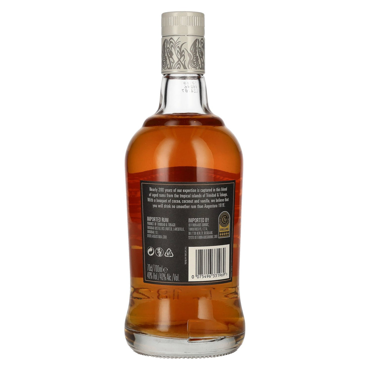 Angostura 1919 Premium Gold Rum Deluxe Aged Blend 40% Vol. 0,7l