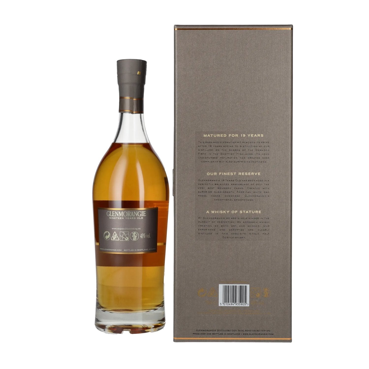 Glenmorangie FINEST RESERVE 19 Years Old Highland Single Malt 43% Vol. 0,7l in Geschenkbox