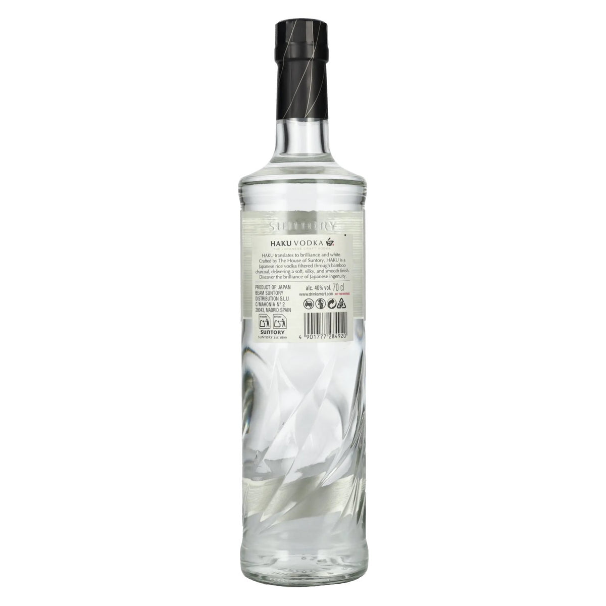 Suntory Haku Vodka Japanese Craft Vodka 40% Vol. 0,7l