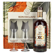 Ron Esclavo XO Ron Dominicana 42% Vol. 0,7l in gift box with 2 glasses
