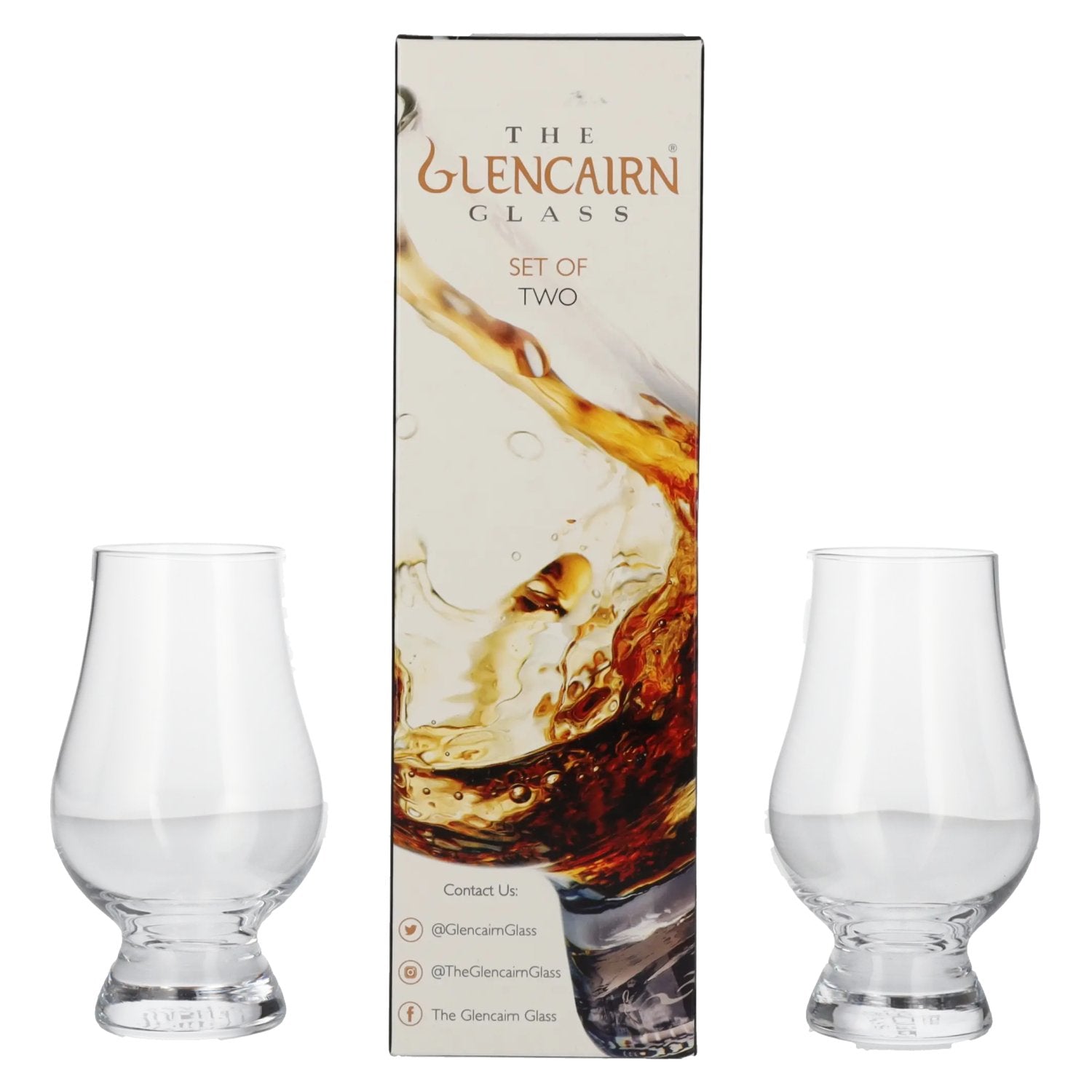 GLENCAIRN Whisky Glas Twin Pack 2x19 cl ohne Eichung in Geschenkbox