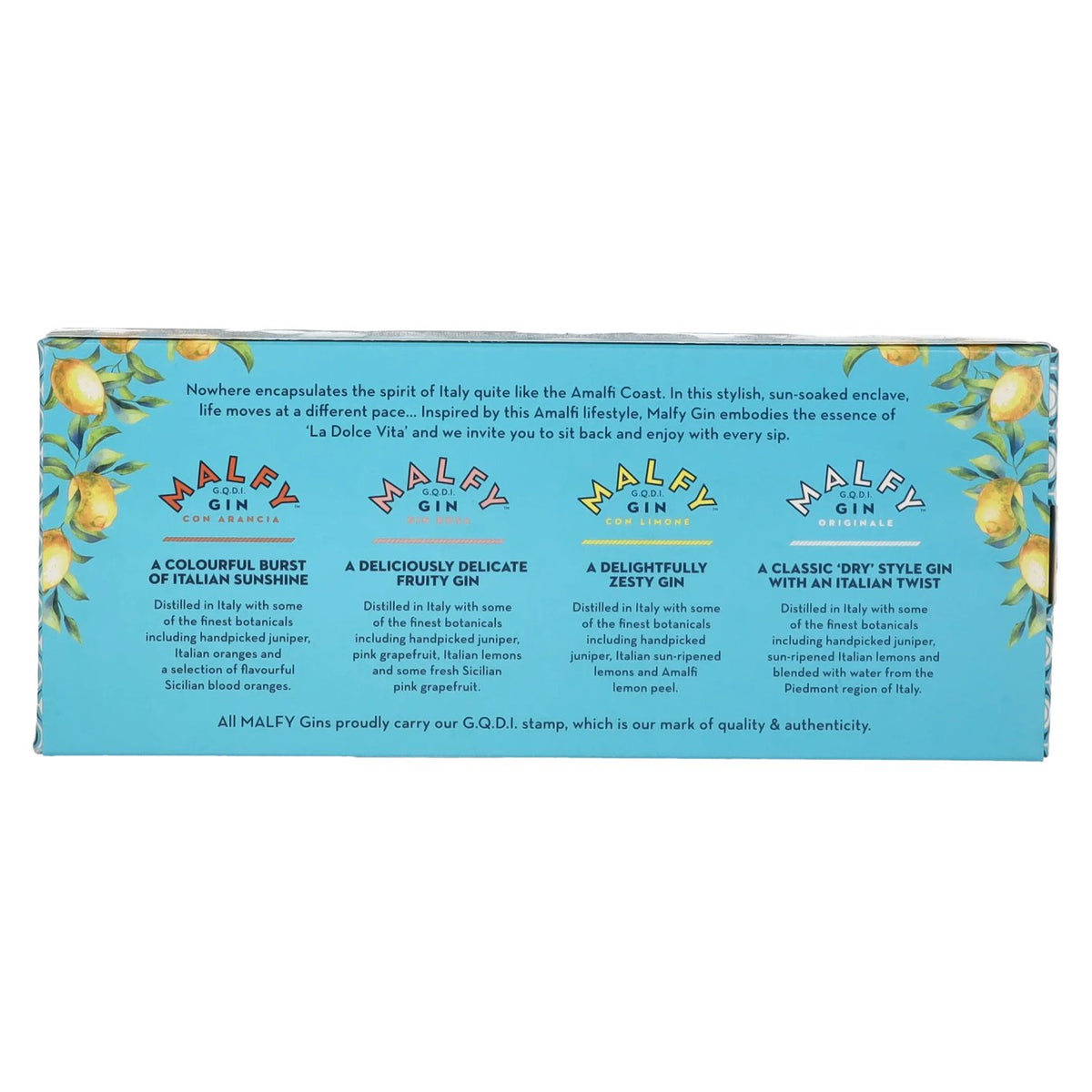 Malfy Gin Mini Set 41% Vol. 4x0,05l
