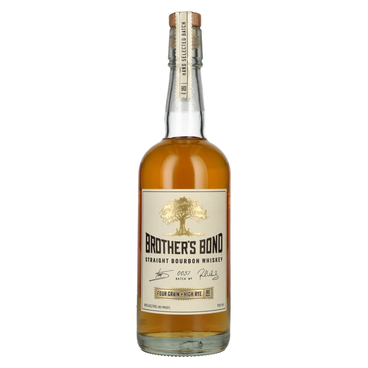 Brother's Bond Straight Bourbon Whisky Batch No. 0037 40% vol. 0.7 l