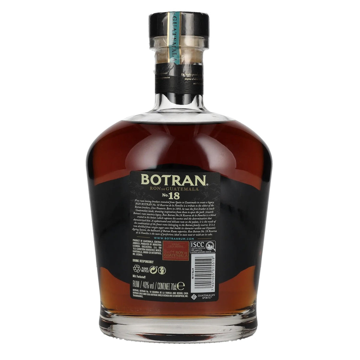 Botran Ron Botran Añejo No. 18 Reserva de la Familia 40% Vol. 0,7l