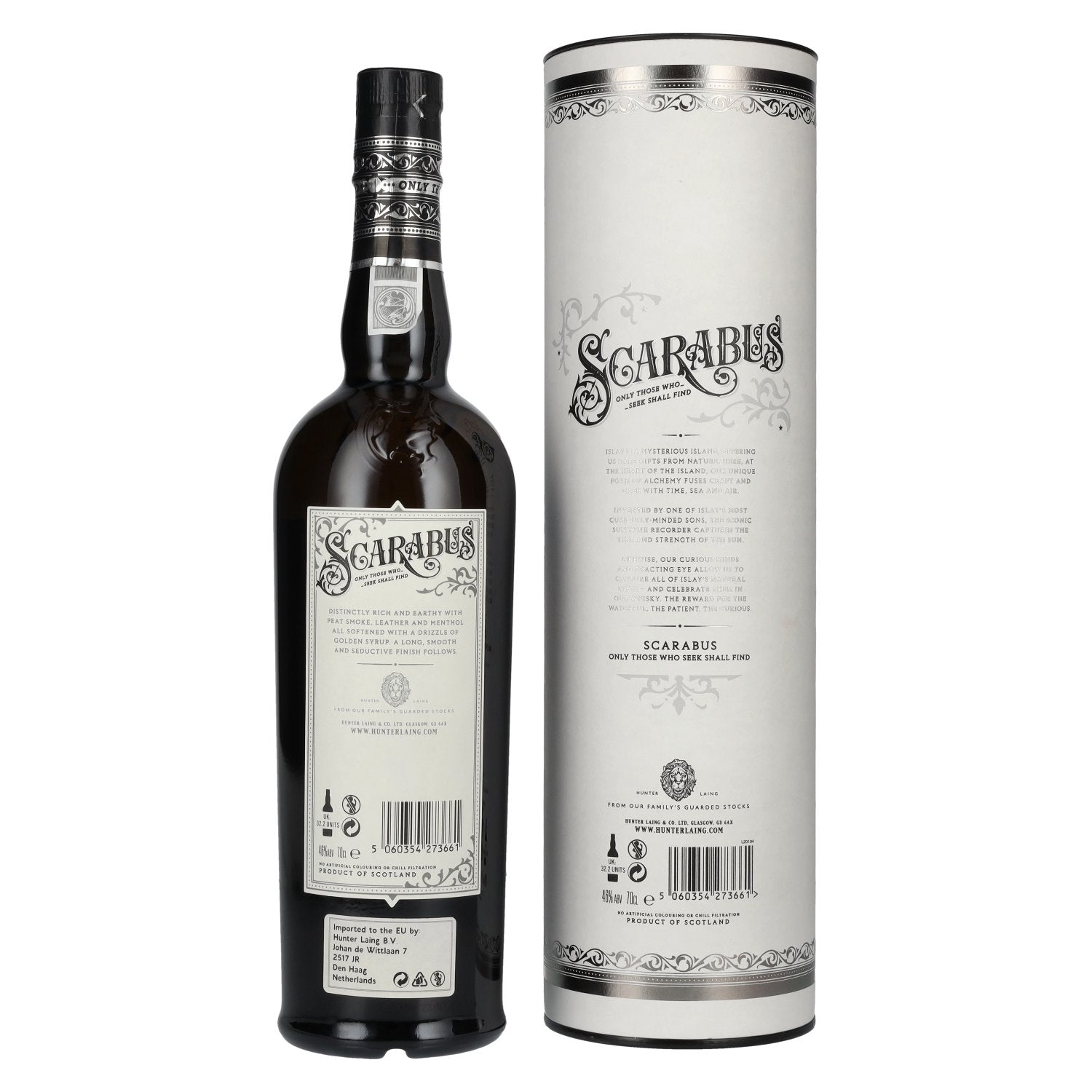 Hunter Laing SCARABUS 10 Years Old Islay Single Malt 46% Vol. 0,7l en boîte cadeau