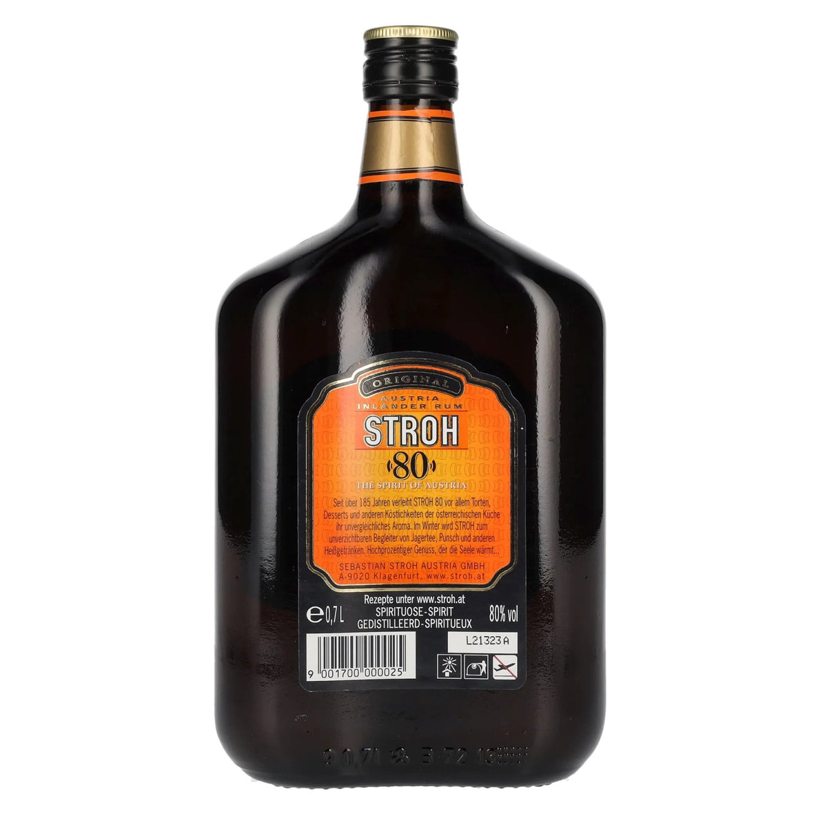 Stroh 80 Original Austria Inländer Rum 80% Vol. 0,7l