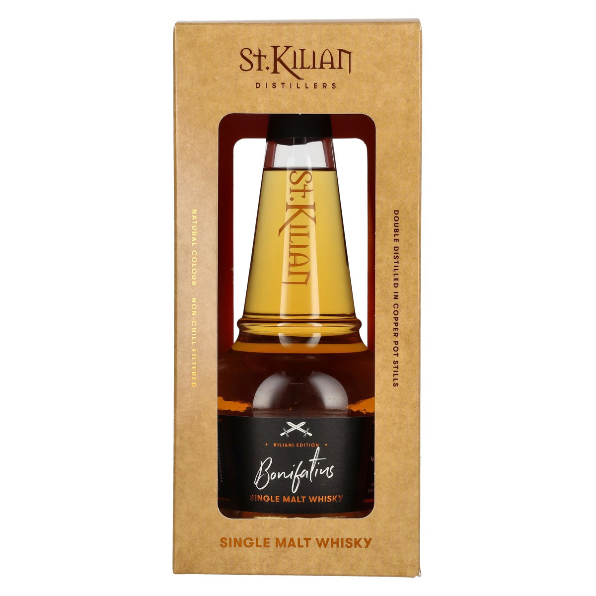 St. Kilian Kiliani Edition BONIFATIUS Whisky single malt 46 % vol., 0,5 l, dans un coffret cadeau
