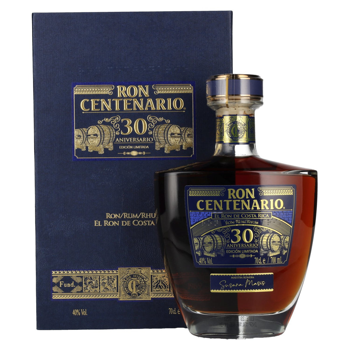 Ron Centenario EDICIÓN LIMITADA 30 Aniversario Rum 40% Vol. 0,7l in gift box