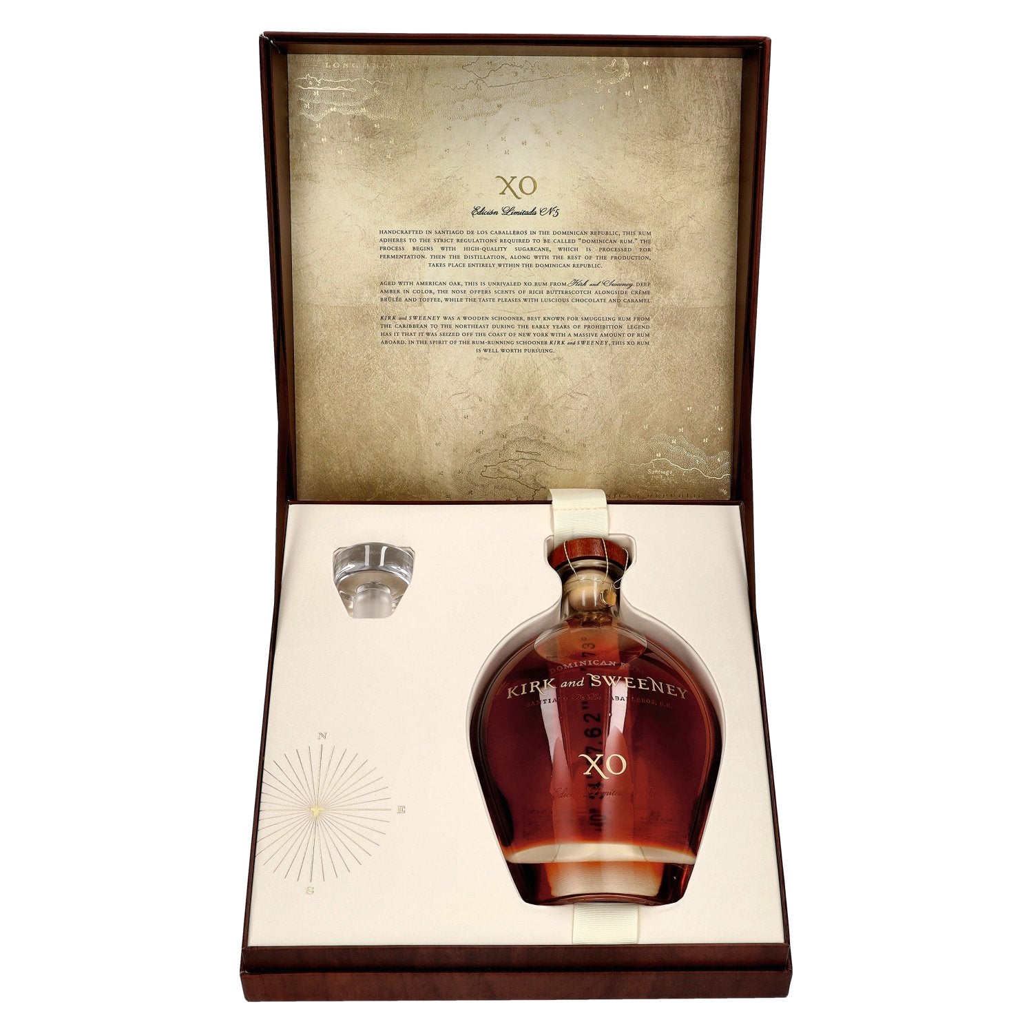 Kirk and Sweeney Rum XO Édition limitée n° 5 bio 65,5 % vol. 0,7 l dans un coffret cadeau