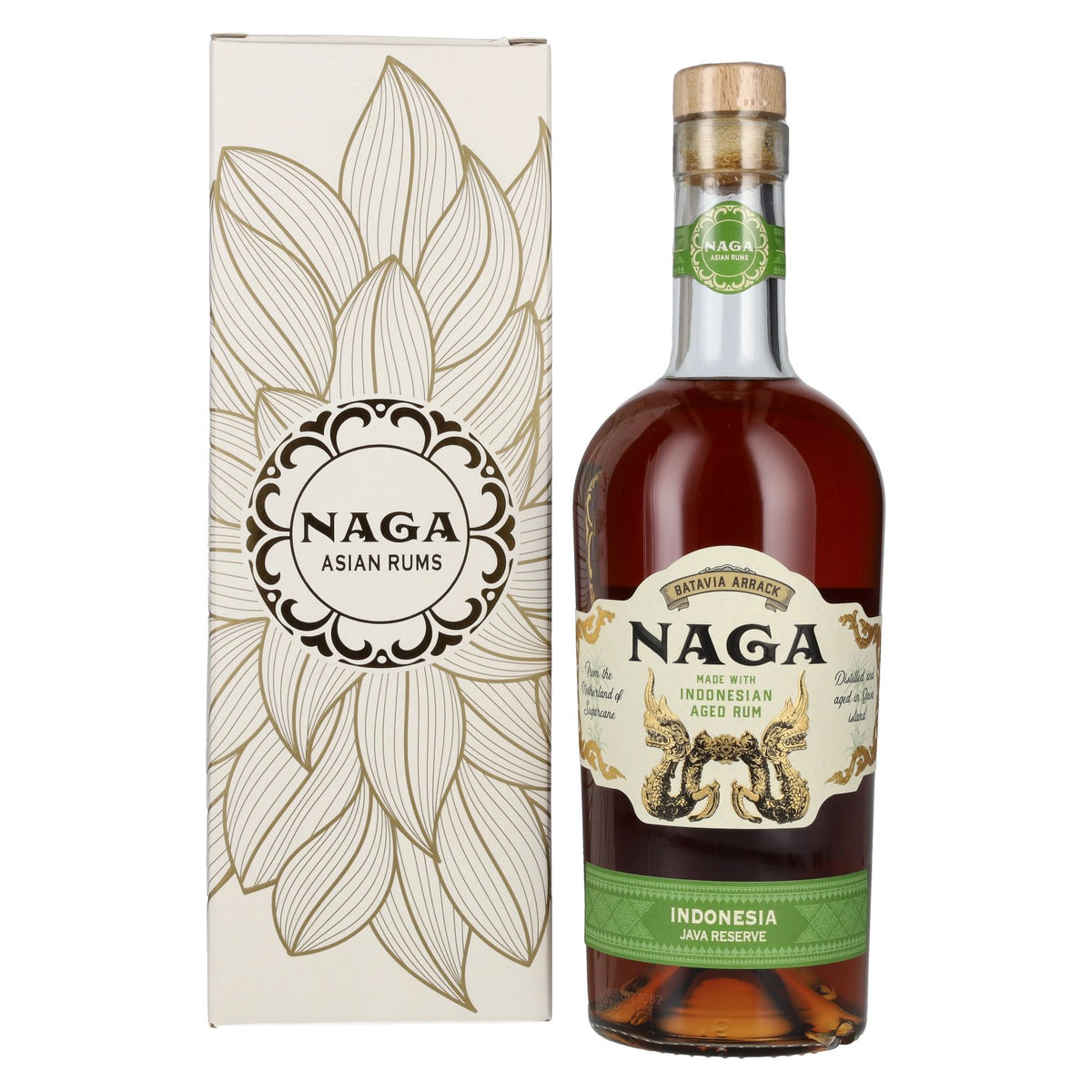 Naga JAVA RESERVE Double Cask Aged 40% Vol. 0,7l in Geschenkbox