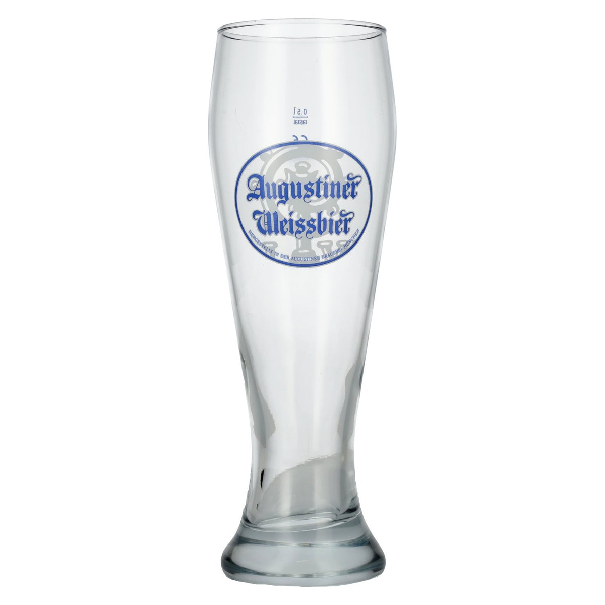 Verre à bière blanche Augustiner de 0,5 l avec graduation
