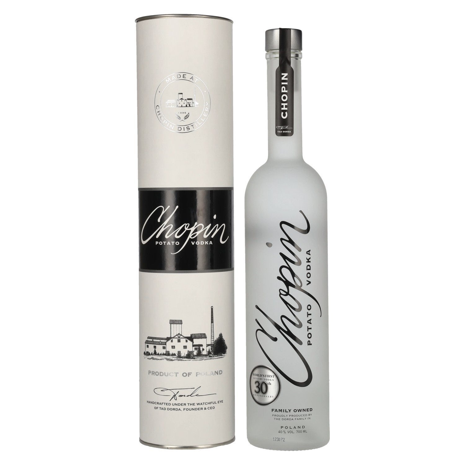 Chopin Potato Vodka 40% Vol. 0,7l in Geschenkbox