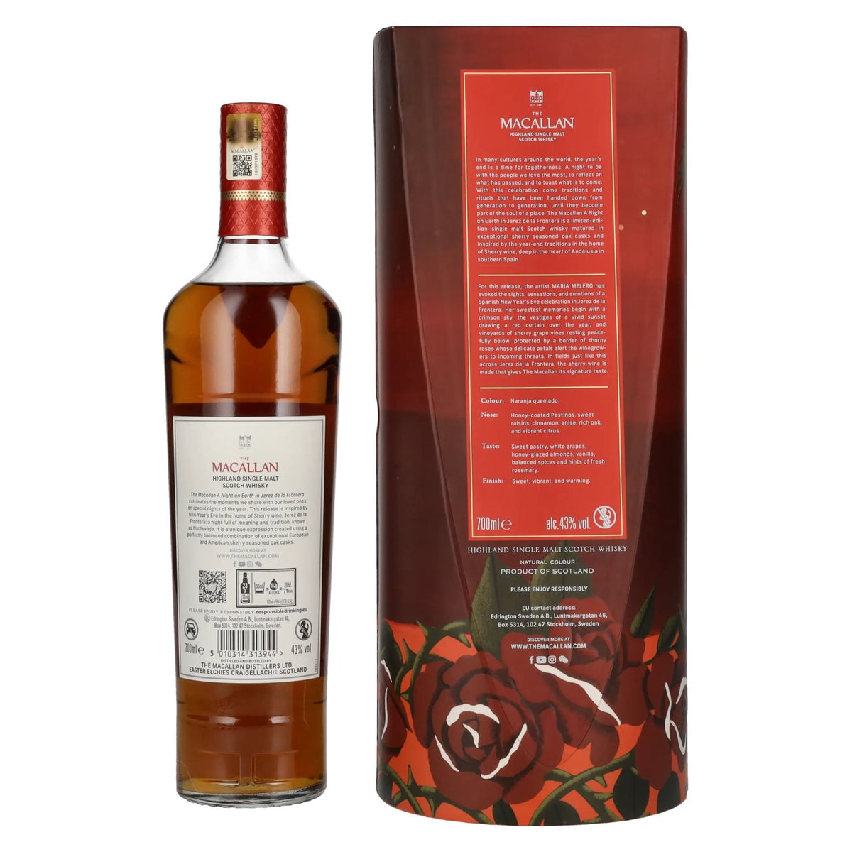 The Macallan A NIGHT ON EARTH JEREZ 43% Vol. 0,7l in gift box