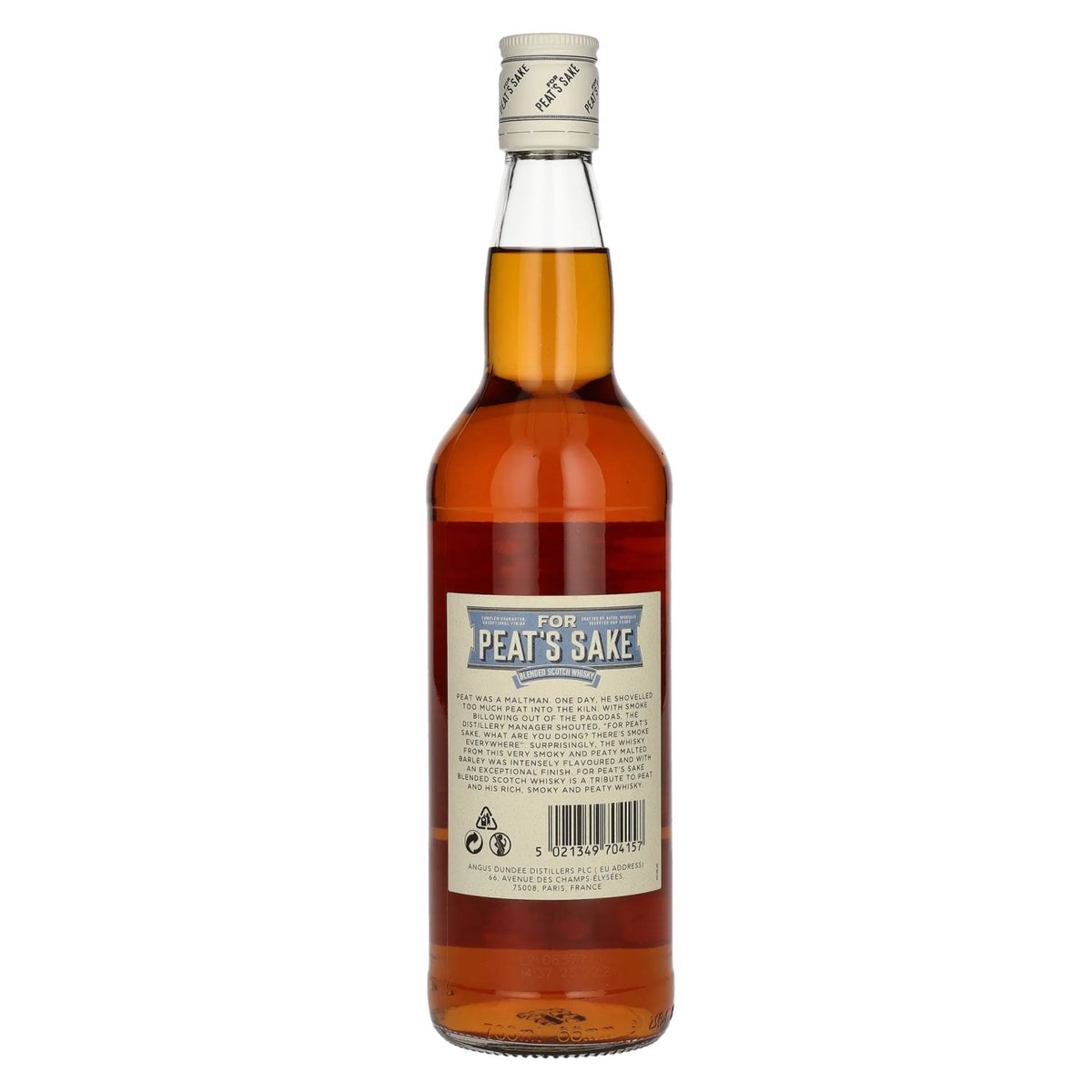 For Peat's Sake Smoky &amp; Peaty Blended Scotch Whisky 40% Vol. 0,7l