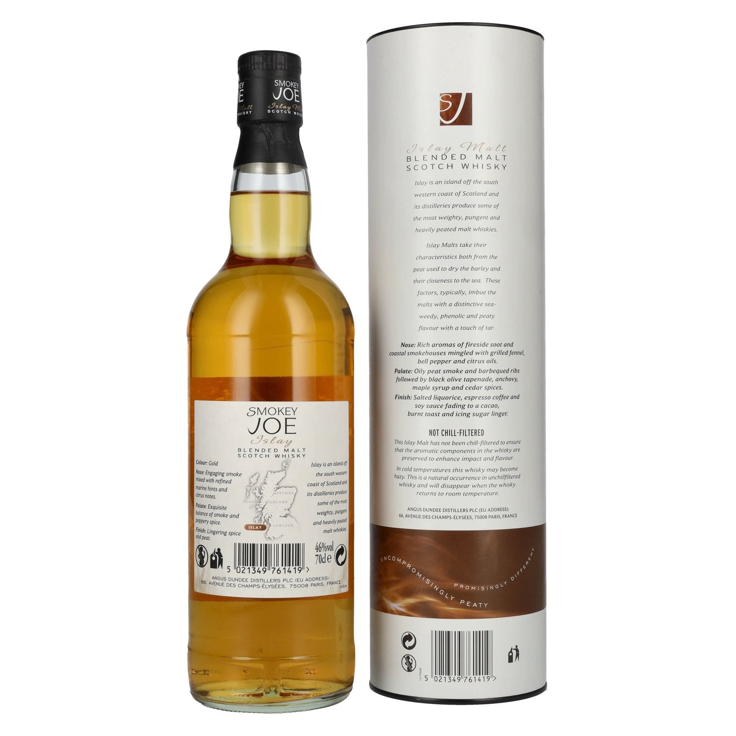Smokey Joe Islay Blended Malt Scotch Whisky 46% Vol. 0,7l in gift box
