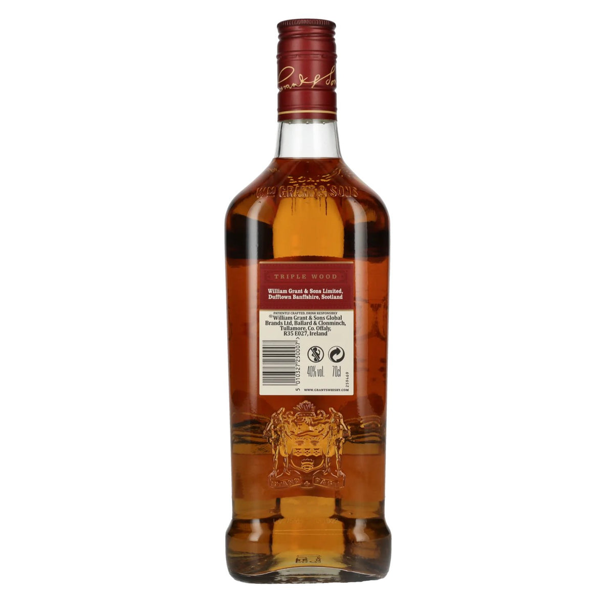 Grant's TRIPLE WOOD Blended Scotch Whisky 40% Vol. 0,7l
