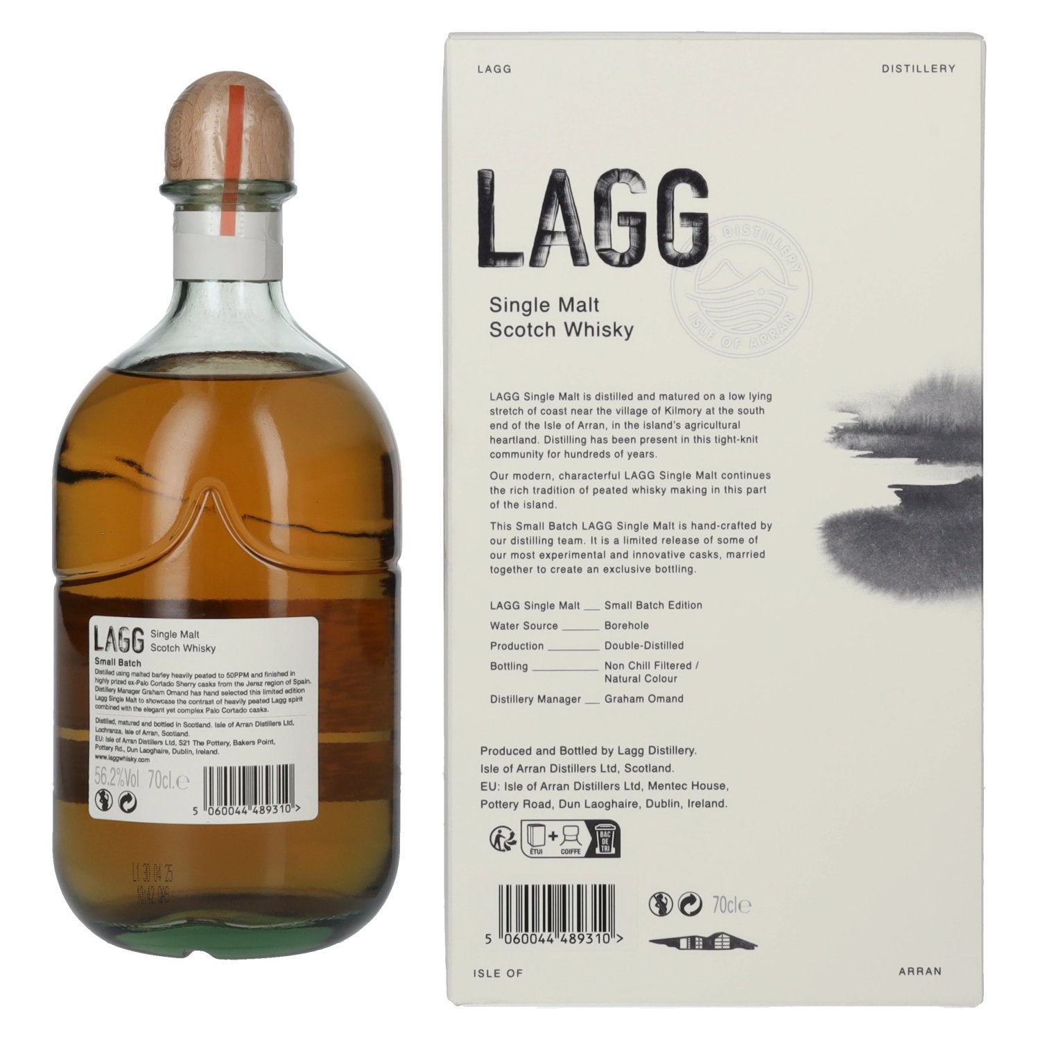 LAGG Small Batch Single Malt Scotch Whisky ex-Palo Cortado Sherry Cask 56,2% Vol. 0,7l in Geschenkbox