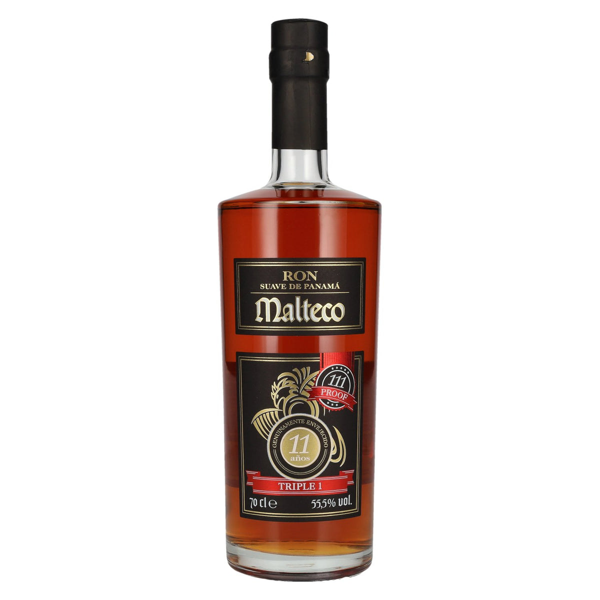 Ron Malteco 11 Años TRIPLE 1 55,5% Vol. 0,7l
