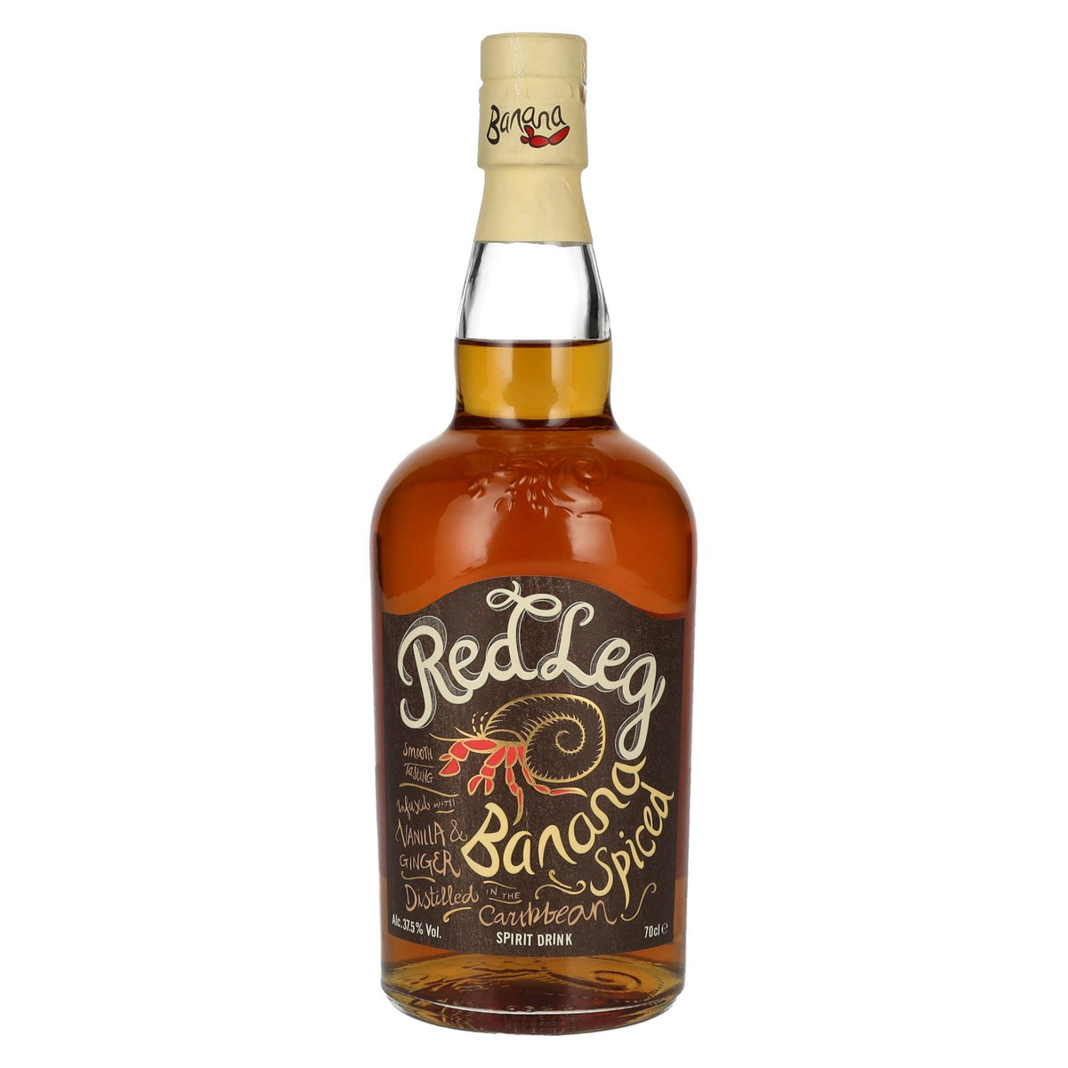 RedLeg Banana Spiced Rum 37,5% vol. 0,7l