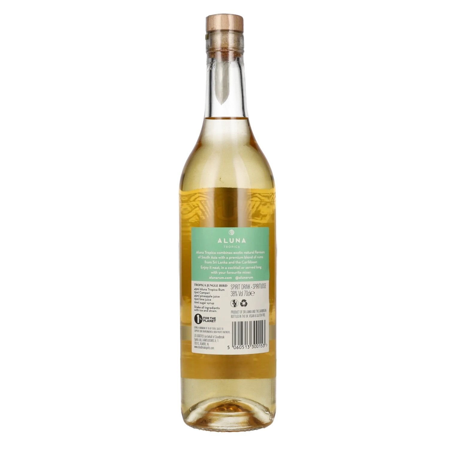 Aluna Tropica Pandan &amp; Pineapple Spiced Rum 38% Vol. 0,7l