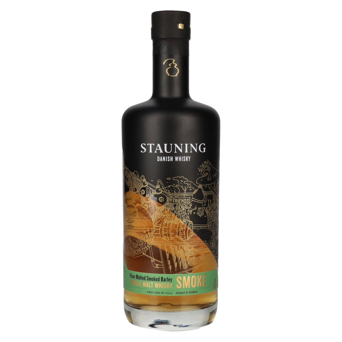 Stauning SMOKE Floor Malted Smoked Barley Danish Single Malt Whisky 47% ABV 0.7l