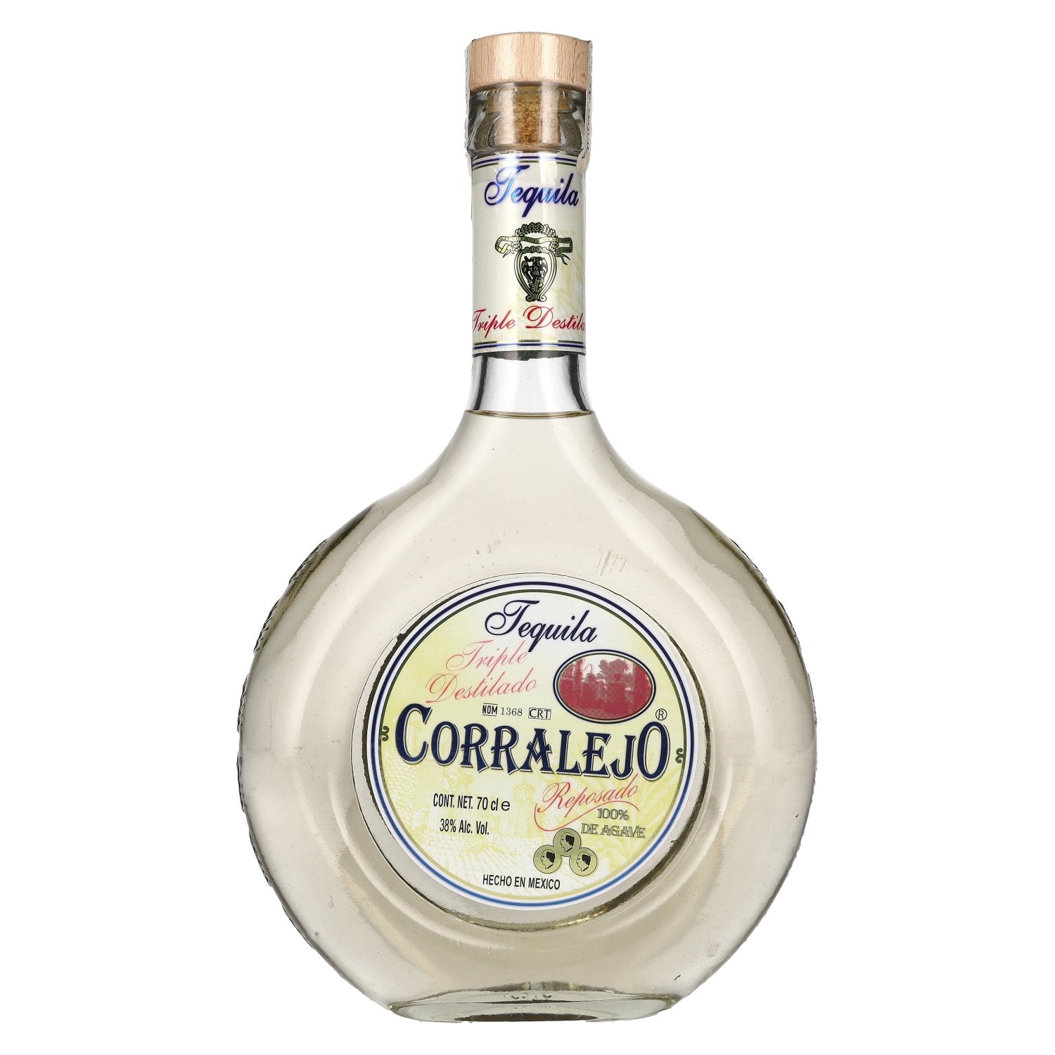 Corralejo Tequila REPOSADO Triple Distillado 100% de Agave 38% Vol. 0,7l