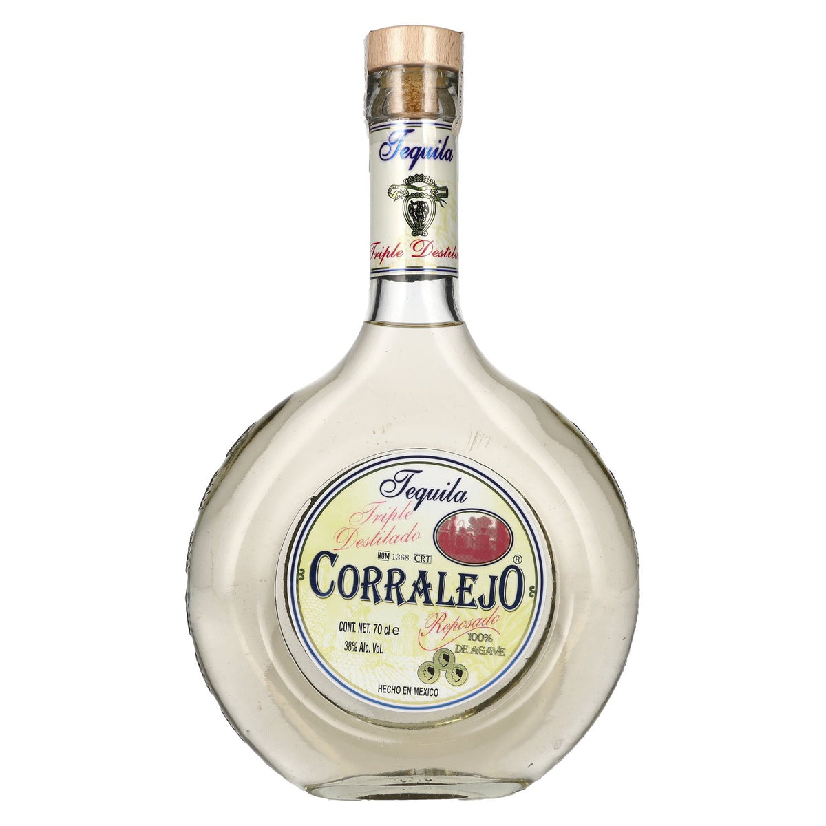 Corralejo Tequila REPOSADO Triple Distillado 100% de Agave 38% Vol. 0,7l