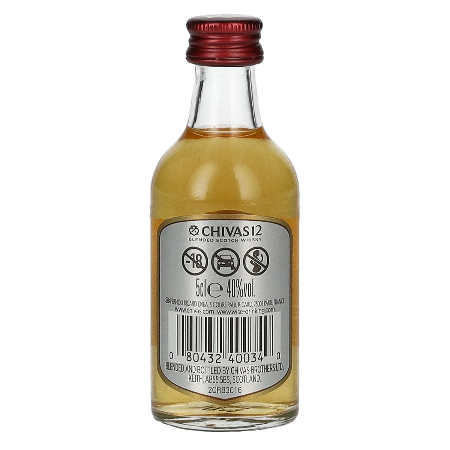 Chivas Regal 12 Years Old Blended Scotch Whisky 40% Vol. 0,05l