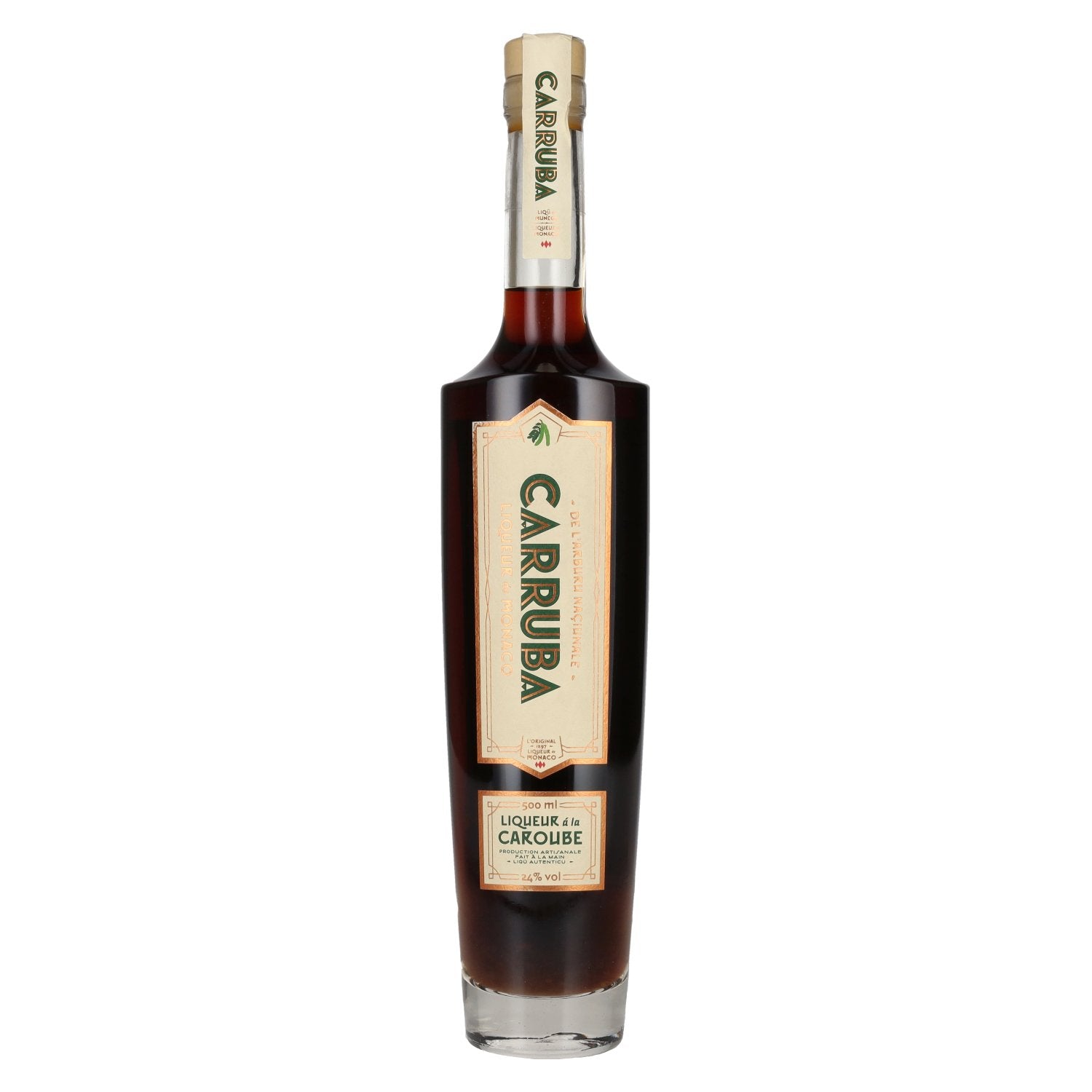 La Distillerie de Monaco Carruba Liqueur á la Caroube 24% Vol. 0,5l