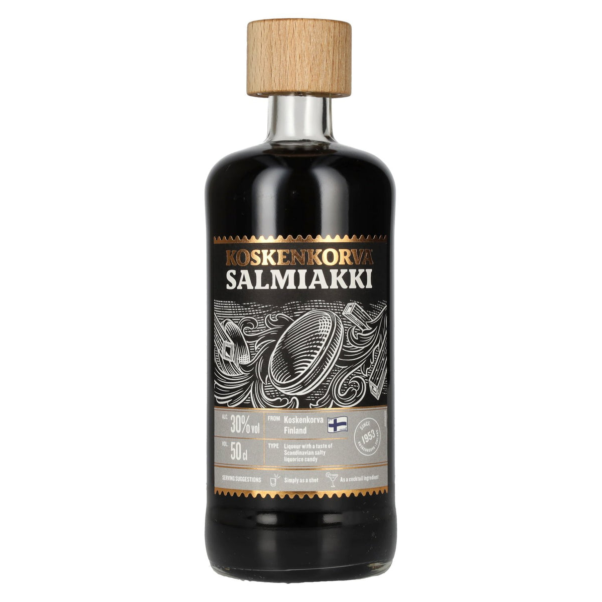 Koskenkorva SALMIAKKI Liquorice 30% ABV 0.5l
