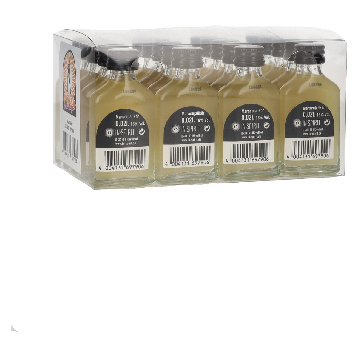 Quicky Maracuja passion fruit liqueur 16% vol. 20x0,02l