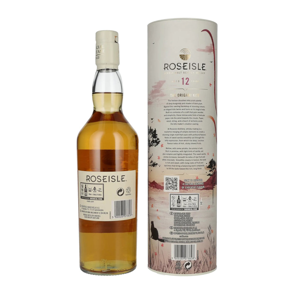 Roseisle 12 Years Old ORIGAMI KITE Single Malt Special Release 2023 56,5% Vol. 0,7l in gift box