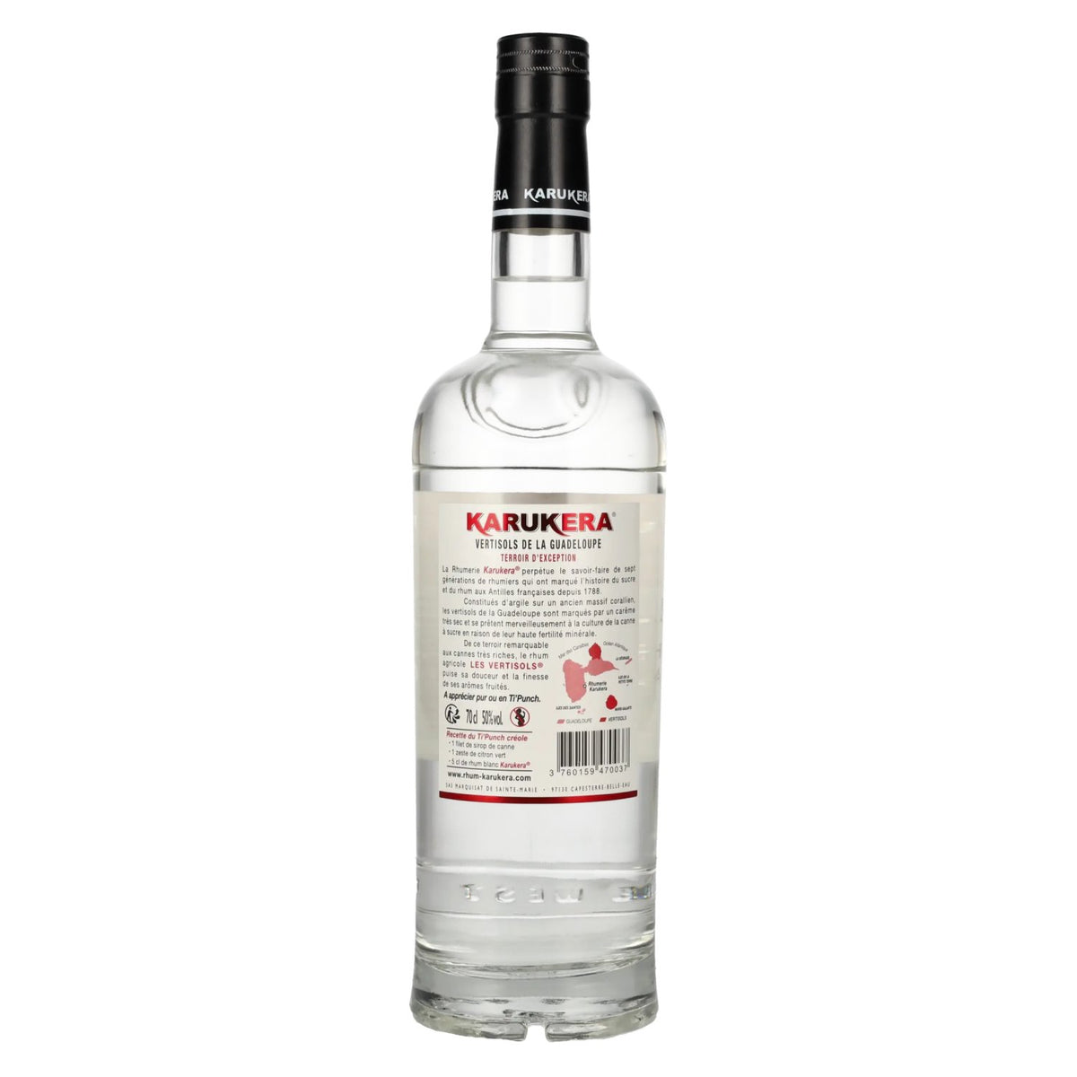 Karukera Rhum Blanc Agricole 50% vol. 0,7l