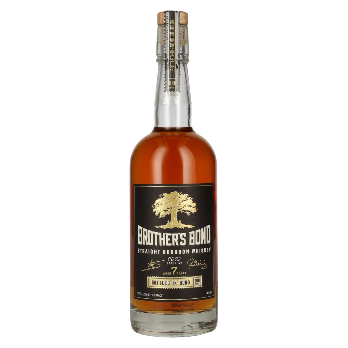 Brother's Bond 7 Years Old Bottled-In-Bond Straight Bourbon Whisky Batch No. 0002 50% vol. 0.7 l