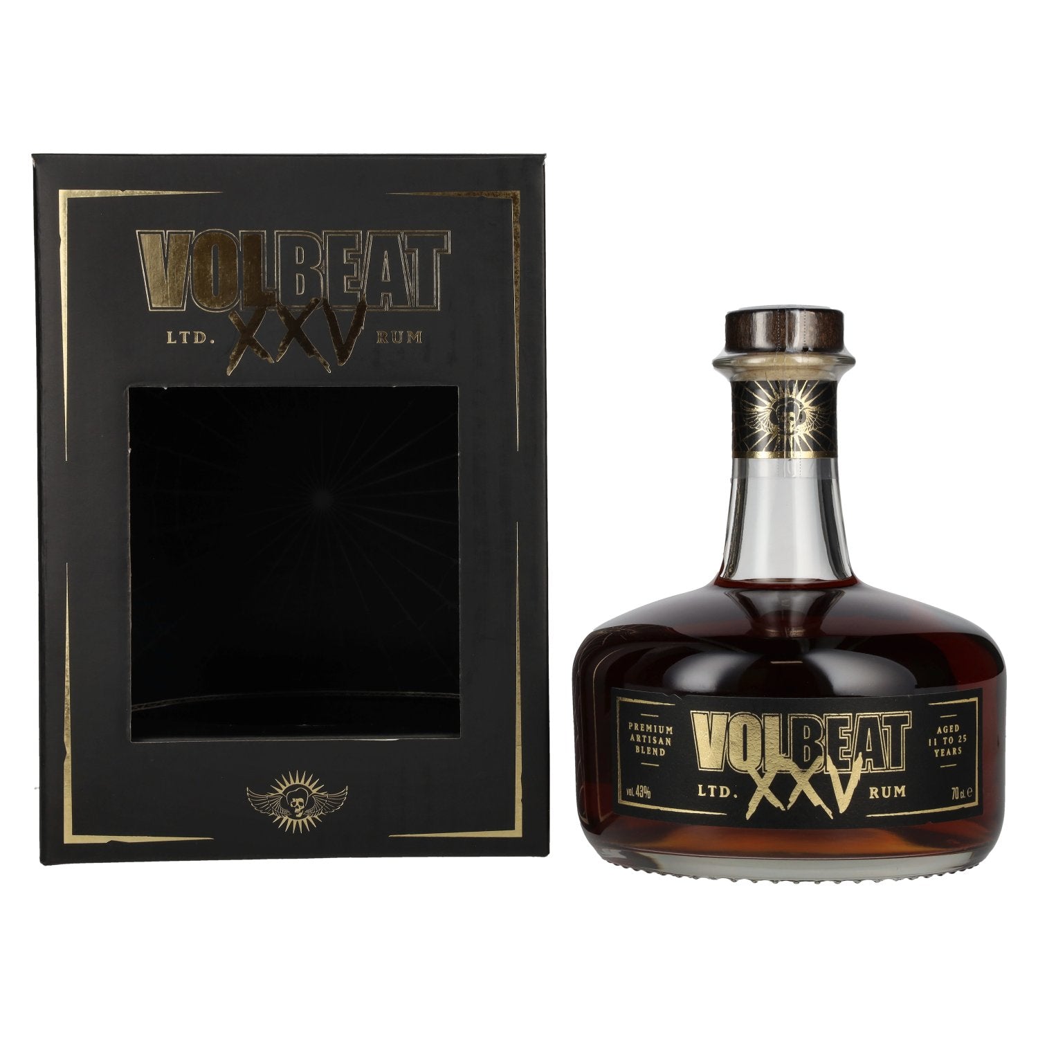 Volbeat XXV Premium Artisan Blend Rum Limited Edition 43% Vol. 0,7l in Geschenkbox