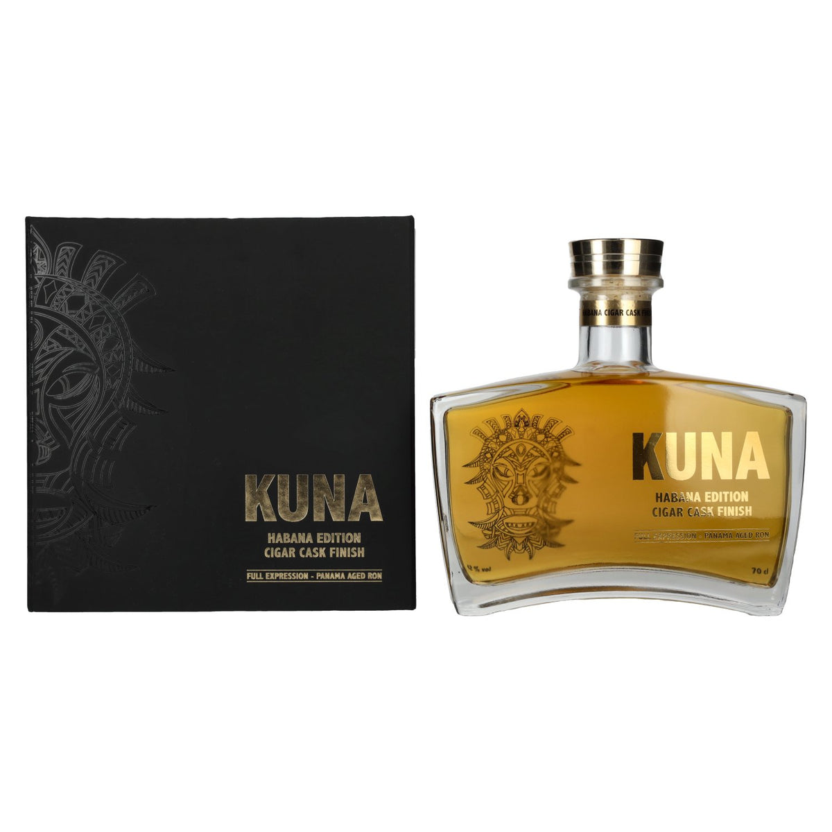 Kuna Panama Aged Ron Habana Edition Cigar Cask Finish 42% Vol. 0,7l en boîte cadeau