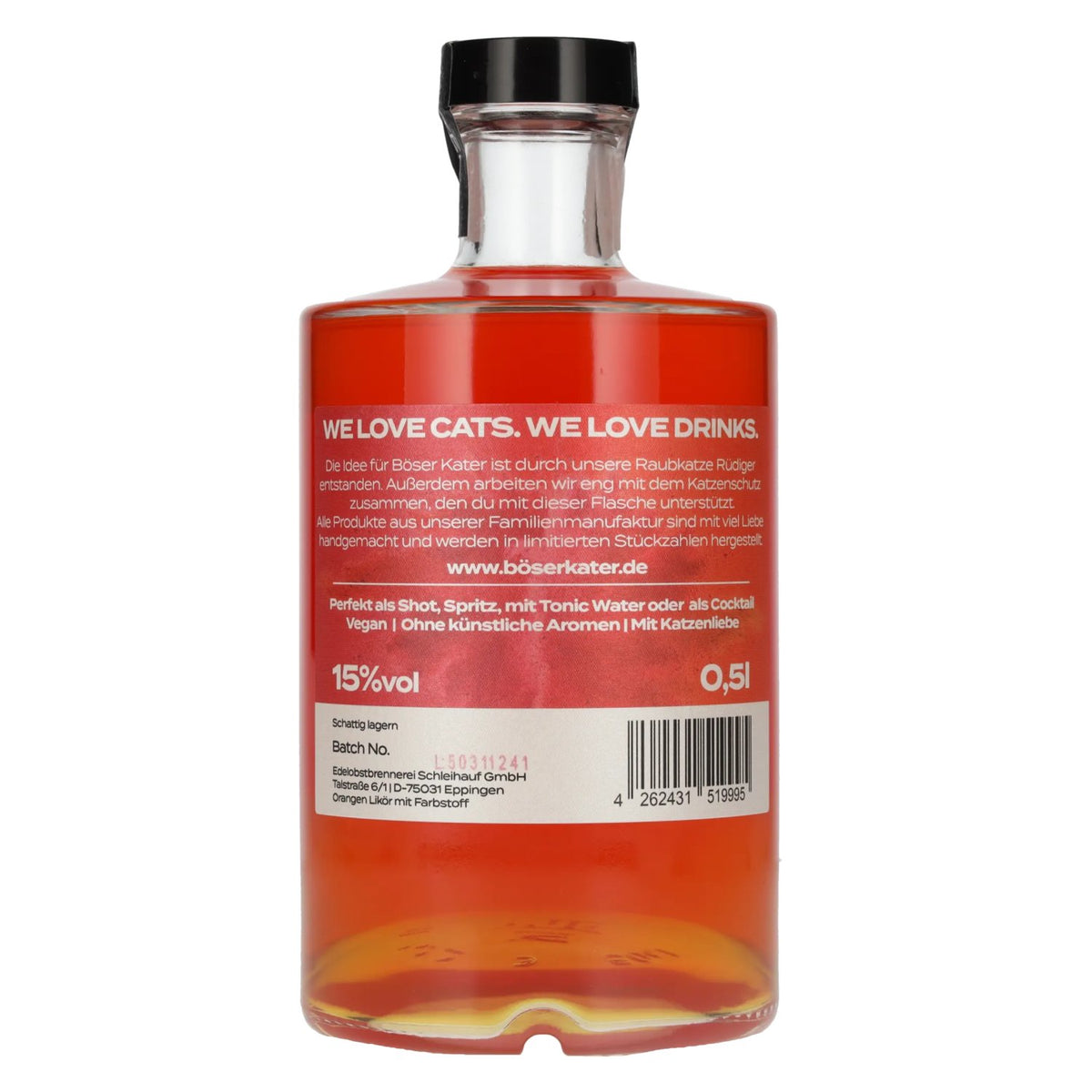 Böser Kater Aperitivo Orange Sundown 15% ABV 0.5l