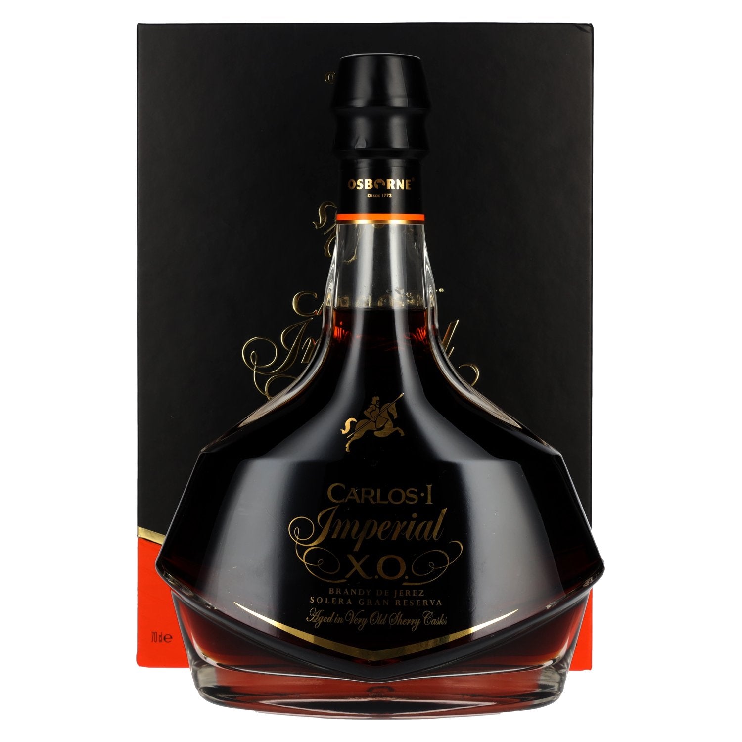 Carlos I Imperial X.O. Solera Gran Reserva Brandy de Jerez 40% Vol. 0,7l in gift box